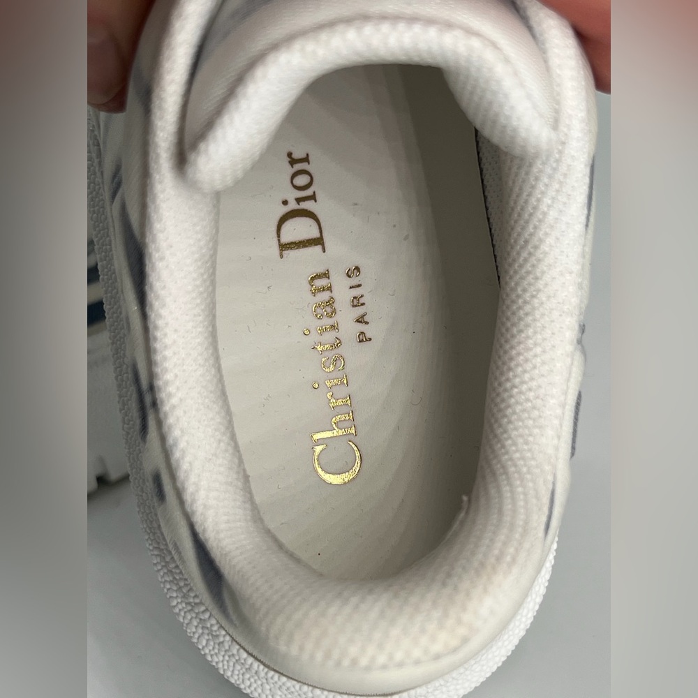 Christian Dior ID Sneaker White And Blue Technical Fabric Size EU34 - Picture 8 of 12